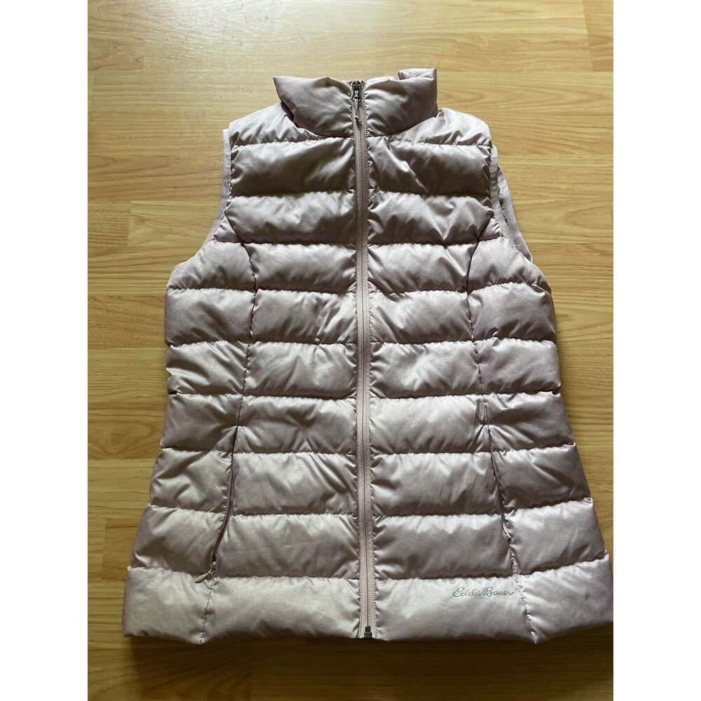 Eddie Bauer EB650 CirrusLite Down Vest Womens Color Pink Heather Size M EUC